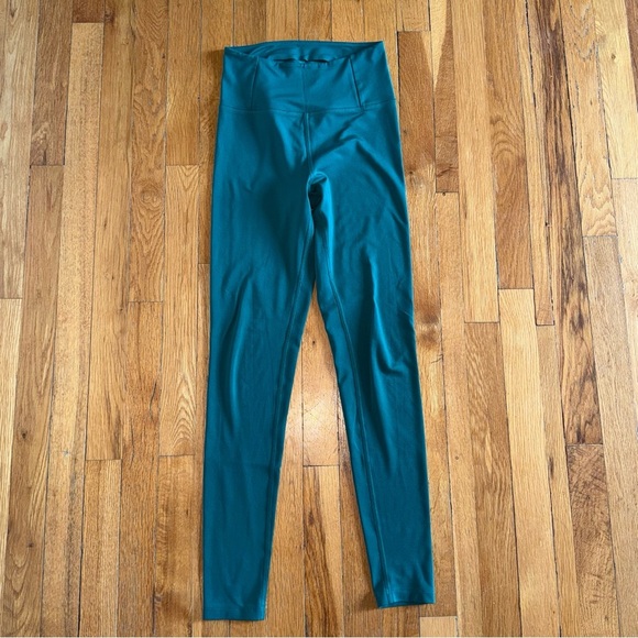 GIRLFRIEND COLLECTIVE Green High Rise Full Length Leggings Small - Picture 1 of 3